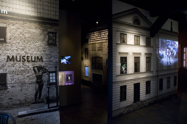 Utställningsbild från den stadshistoriska utställningen C400.